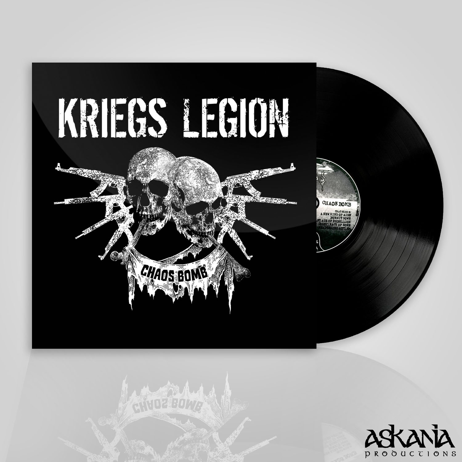 Kriegs Legion "Chaos Bomb" black LP